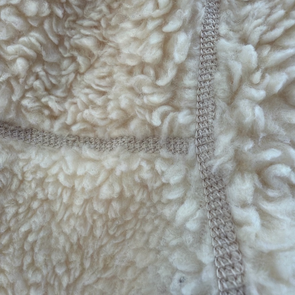 Patagonia Women’s Lunar Dusk High-Pile Sherpa Fleece Jacket Cream Size M STY2309 - Picture 8 of 11